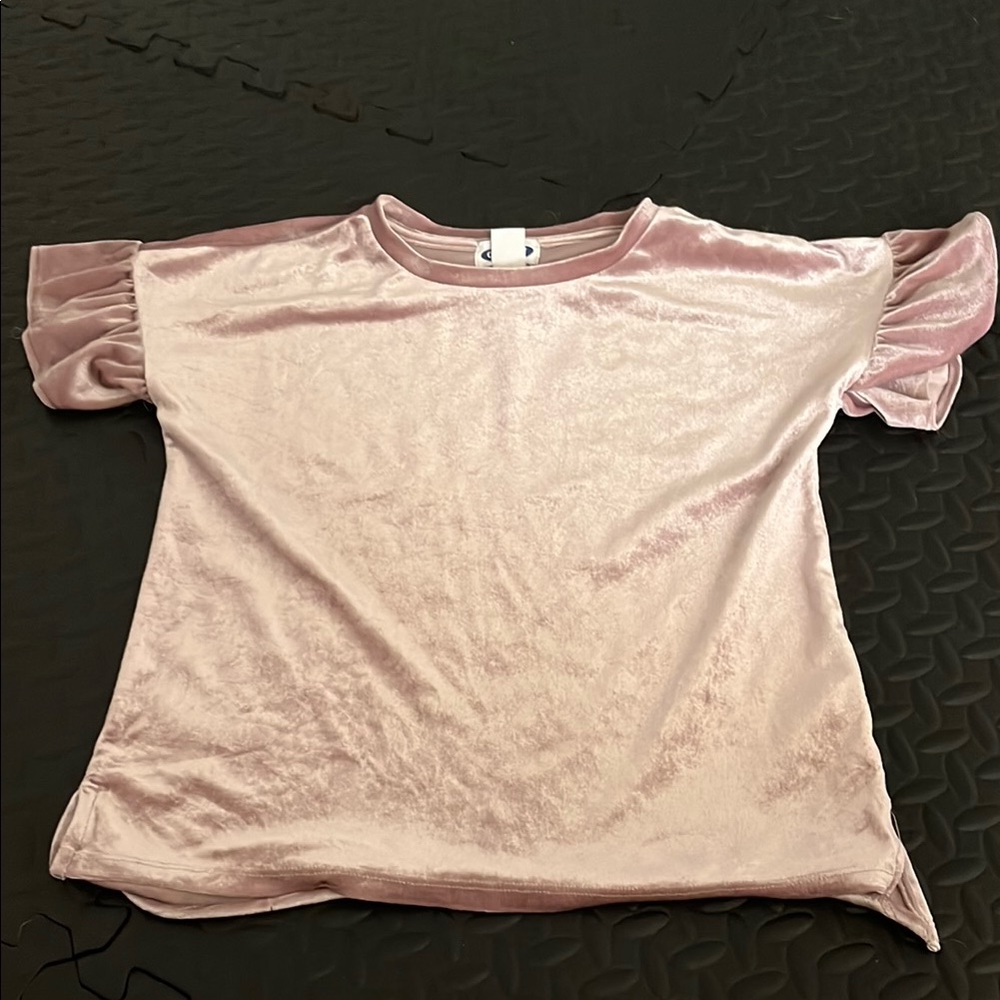 Old Navy Pink Flutter Sleeve T-Shirt